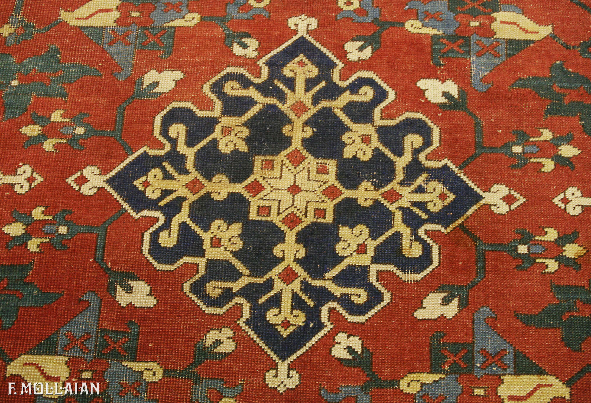 Tapis Turc Antique Ushak (Oushak) n°:45993040